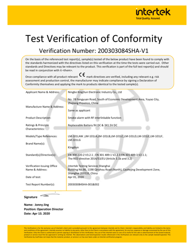 Czerwony certyfikat.